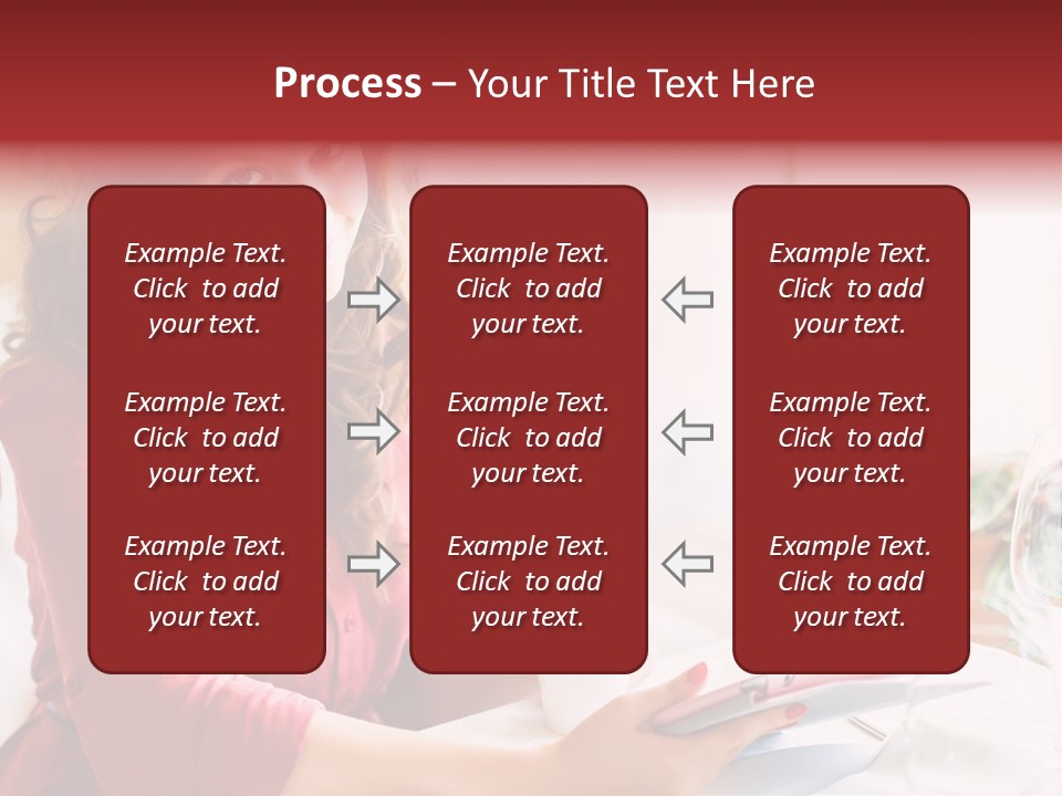 Business Touch Teen PowerPoint Template