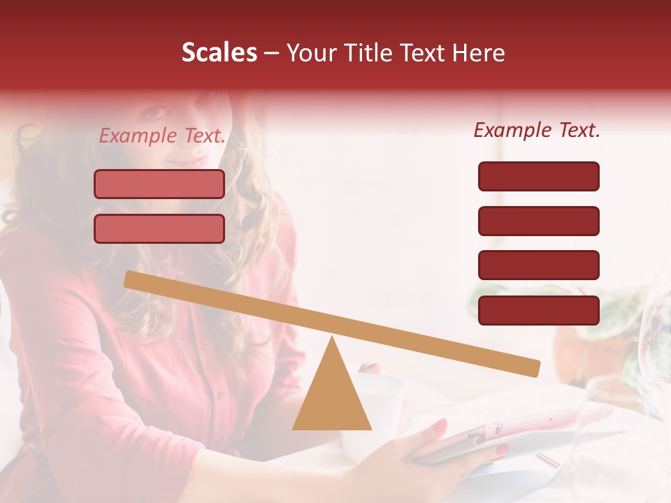 Business Touch Teen PowerPoint Template