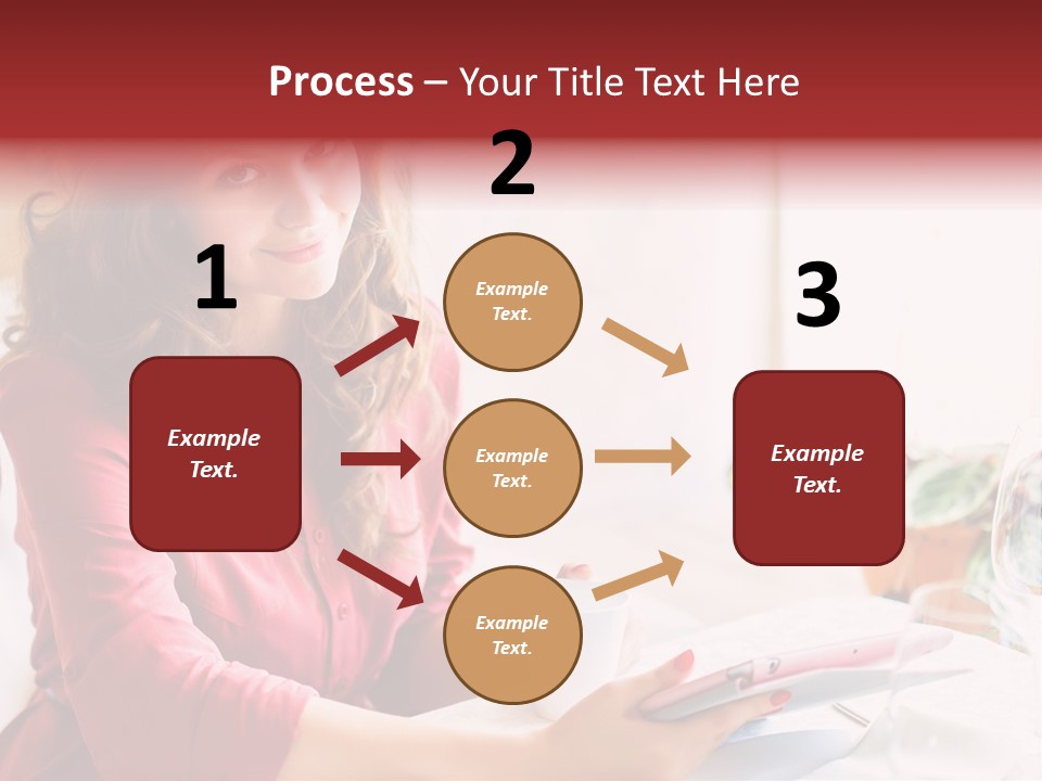 Business Touch Teen PowerPoint Template