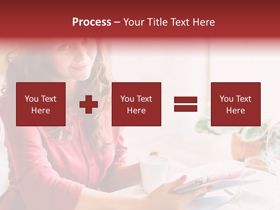Business Touch Teen PowerPoint Template