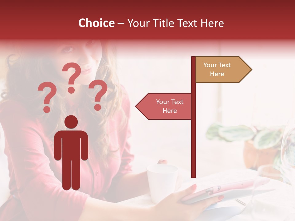 Business Touch Teen PowerPoint Template