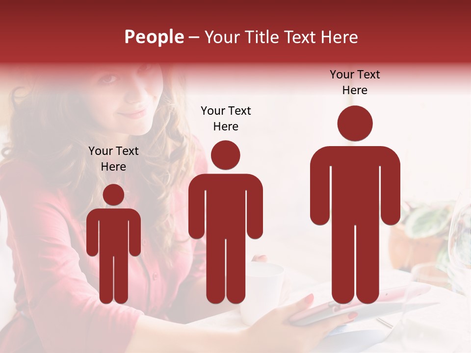 Business Touch Teen PowerPoint Template