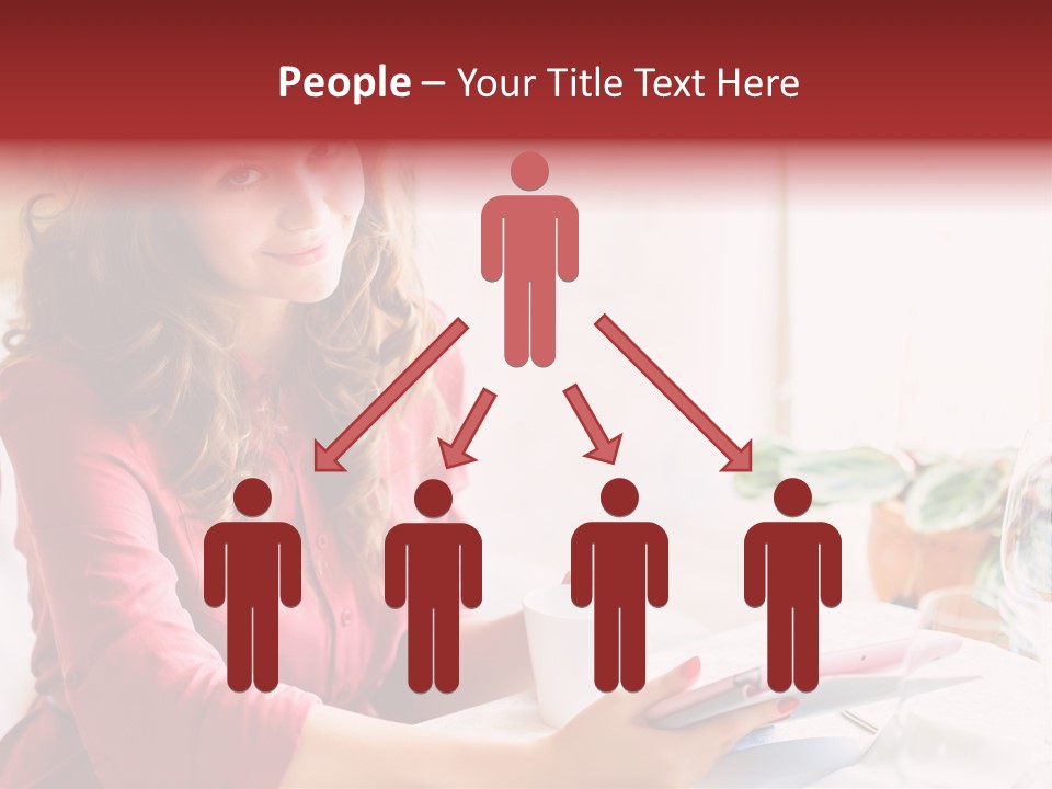 Business Touch Teen PowerPoint Template