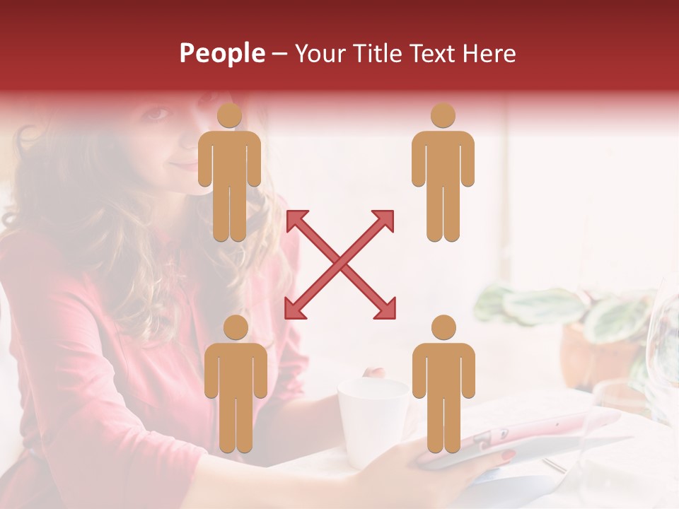 Business Touch Teen PowerPoint Template