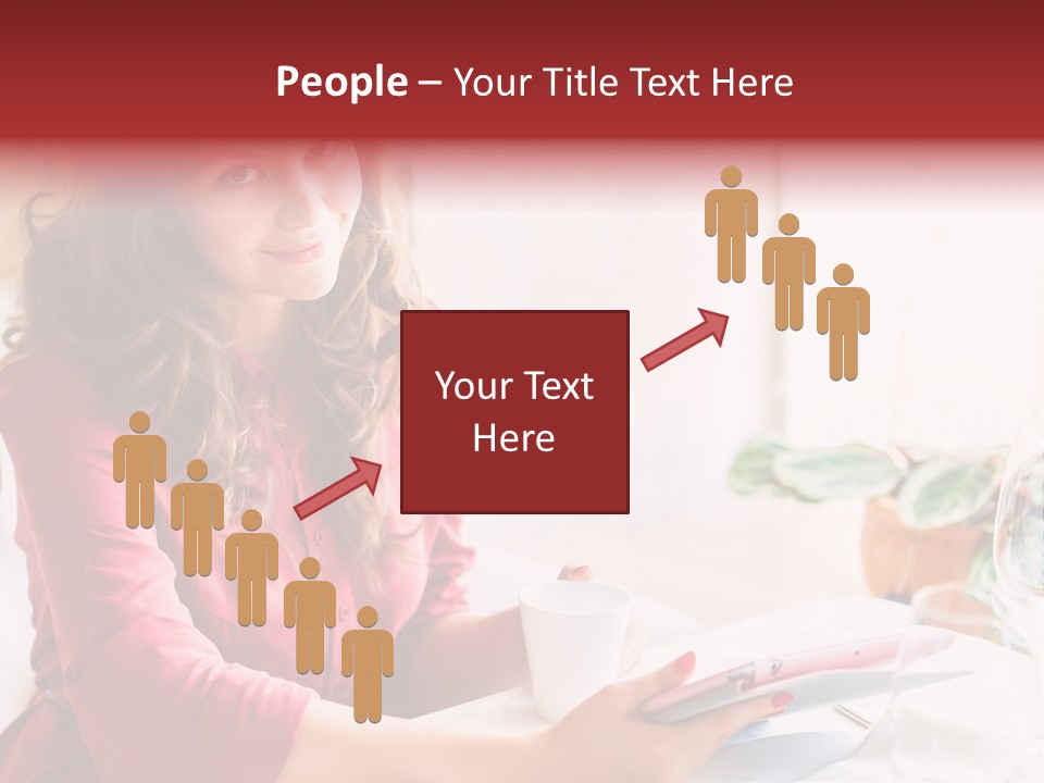 Business Touch Teen PowerPoint Template