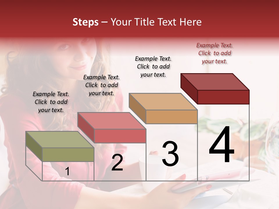 Business Touch Teen PowerPoint Template