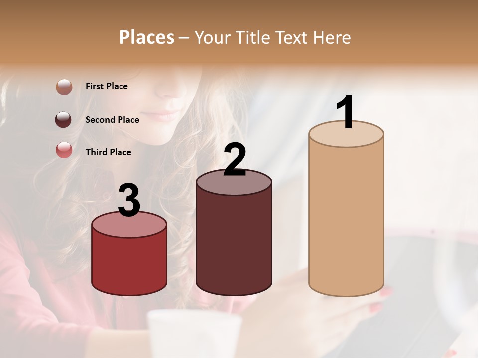 Break Cup Enjoyment PowerPoint Template