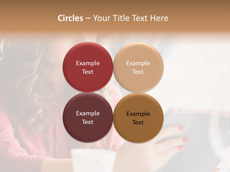 Break Cup Enjoyment PowerPoint Template