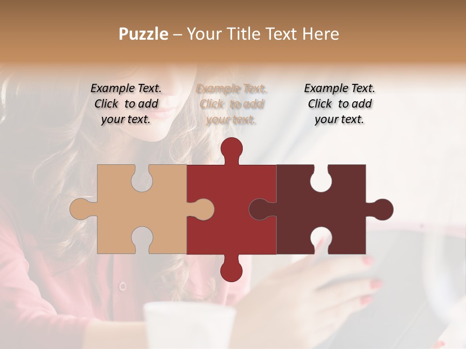 Break Cup Enjoyment PowerPoint Template