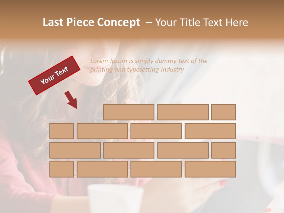 Break Cup Enjoyment PowerPoint Template