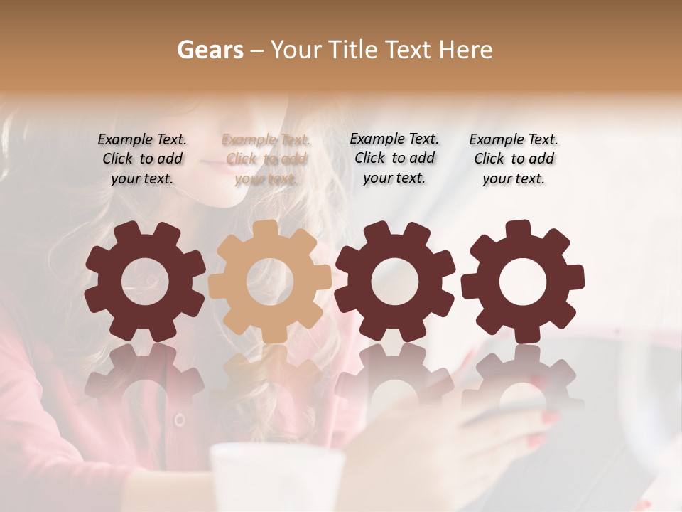 Break Cup Enjoyment PowerPoint Template