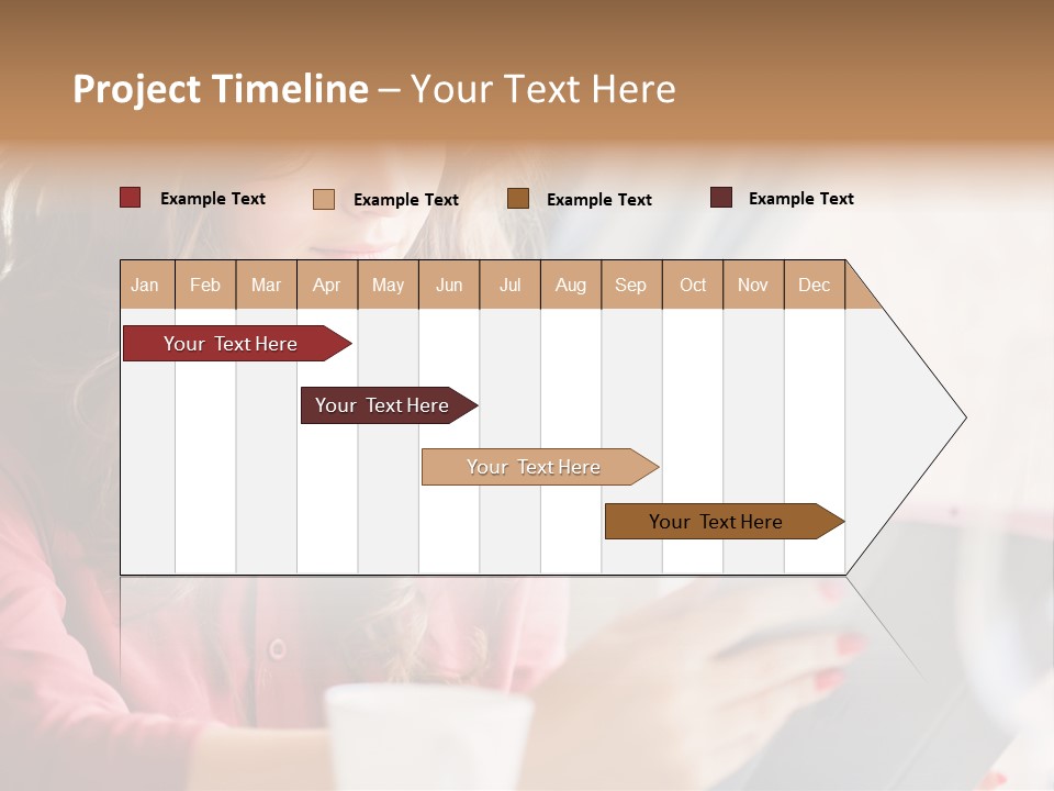 Break Cup Enjoyment PowerPoint Template