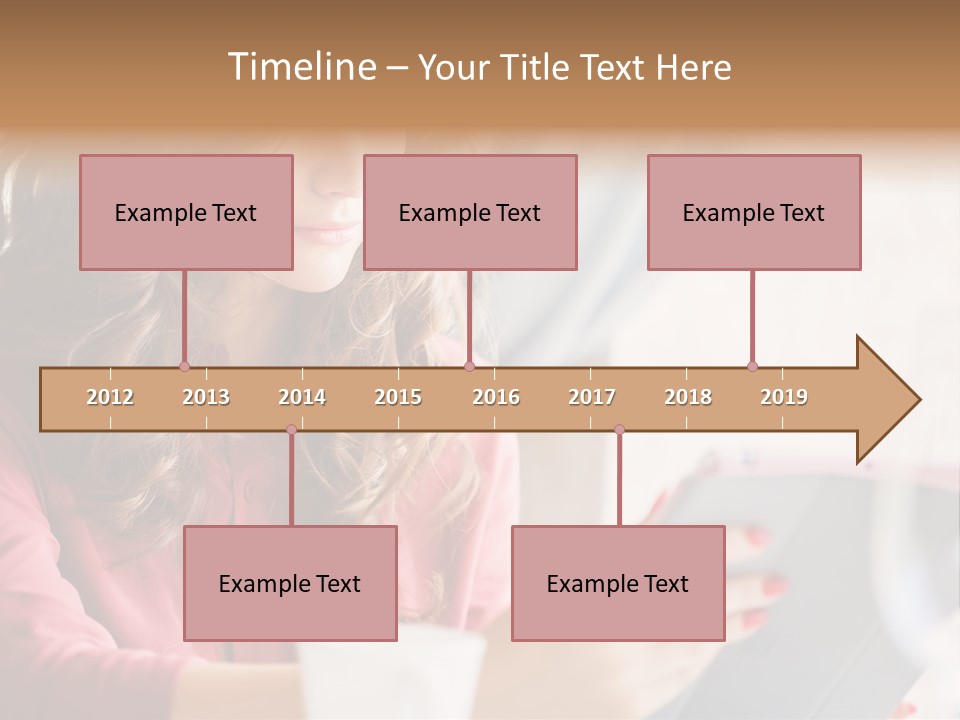 Break Cup Enjoyment PowerPoint Template