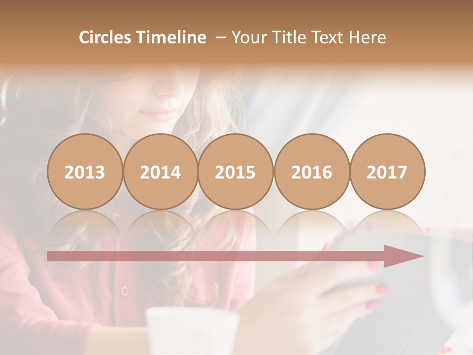 Break Cup Enjoyment PowerPoint Template