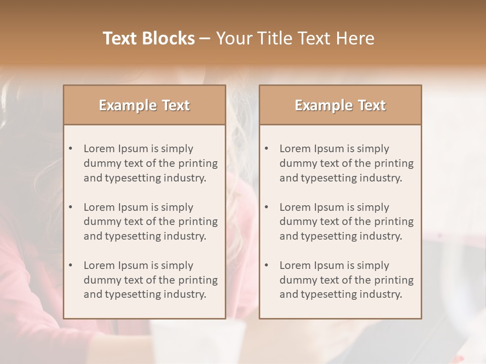 Break Cup Enjoyment PowerPoint Template