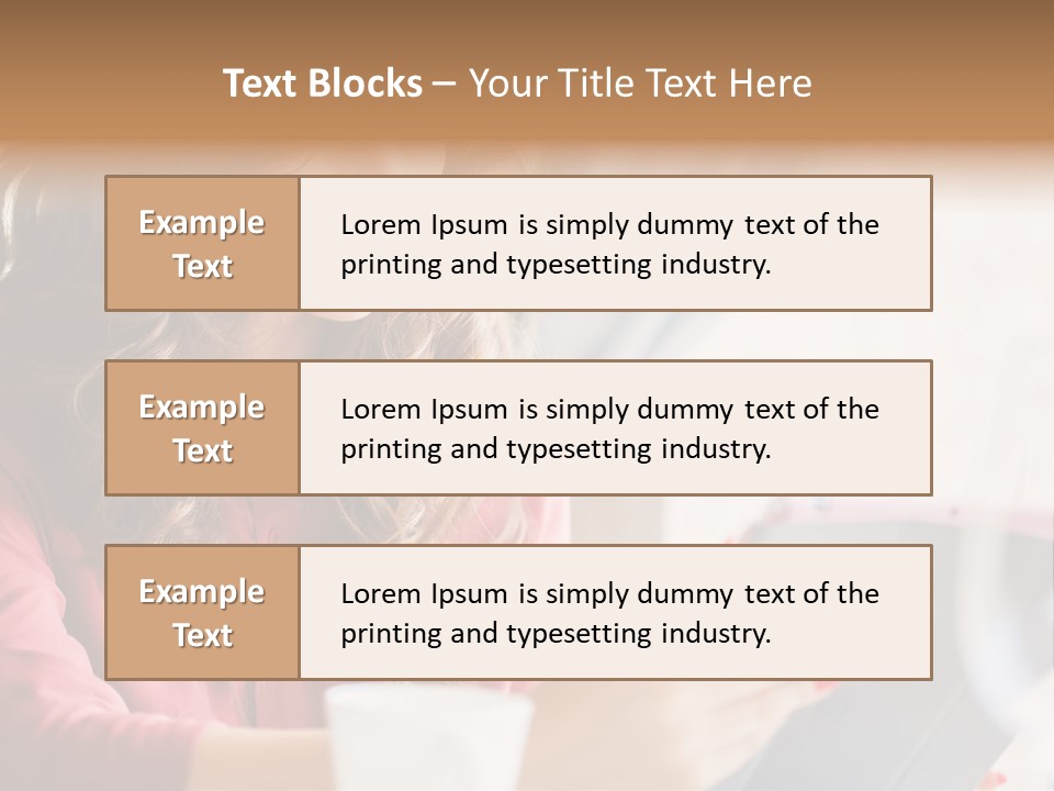 Break Cup Enjoyment PowerPoint Template