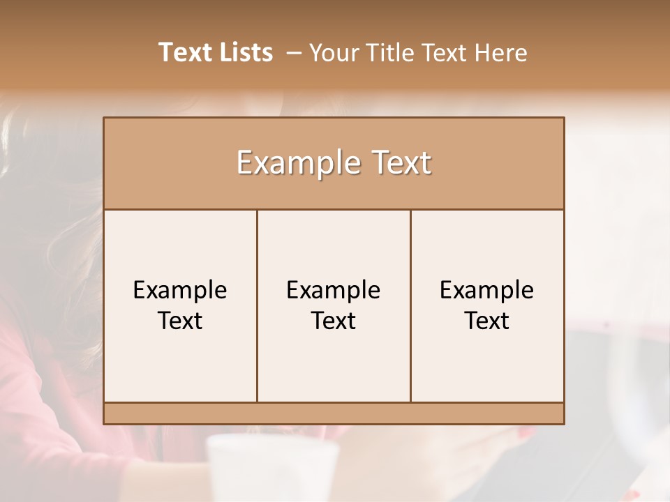 Break Cup Enjoyment PowerPoint Template