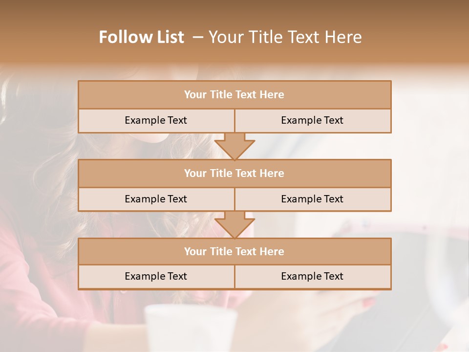 Break Cup Enjoyment PowerPoint Template