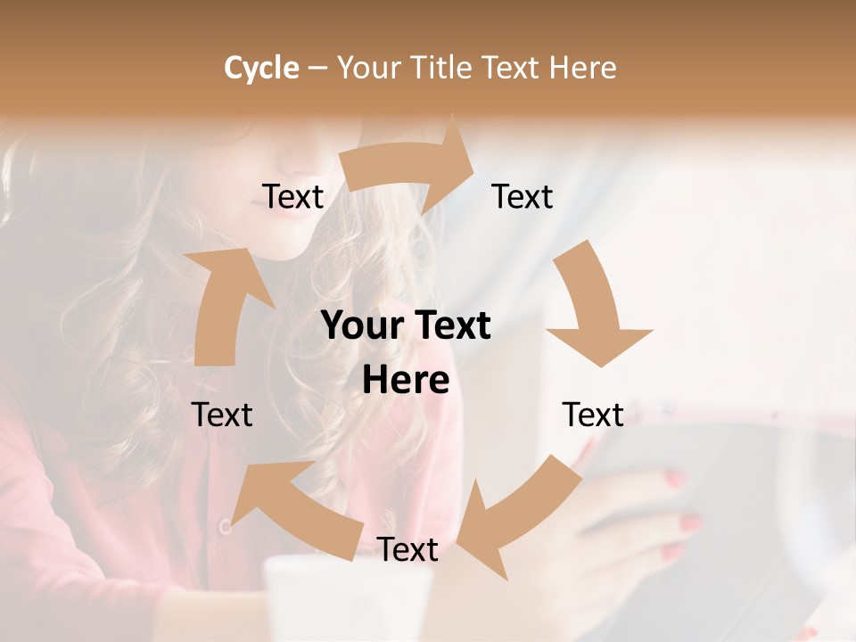 Break Cup Enjoyment PowerPoint Template