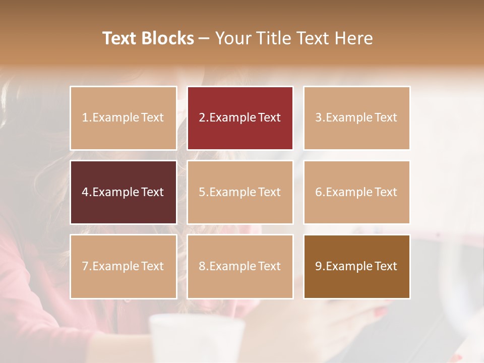 Break Cup Enjoyment PowerPoint Template