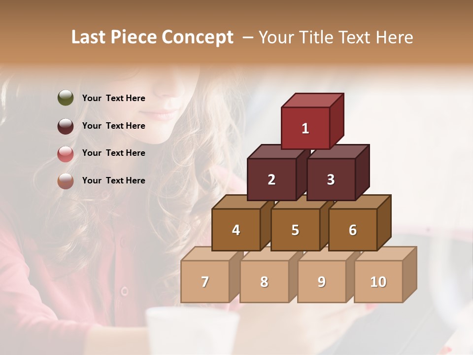 Break Cup Enjoyment PowerPoint Template