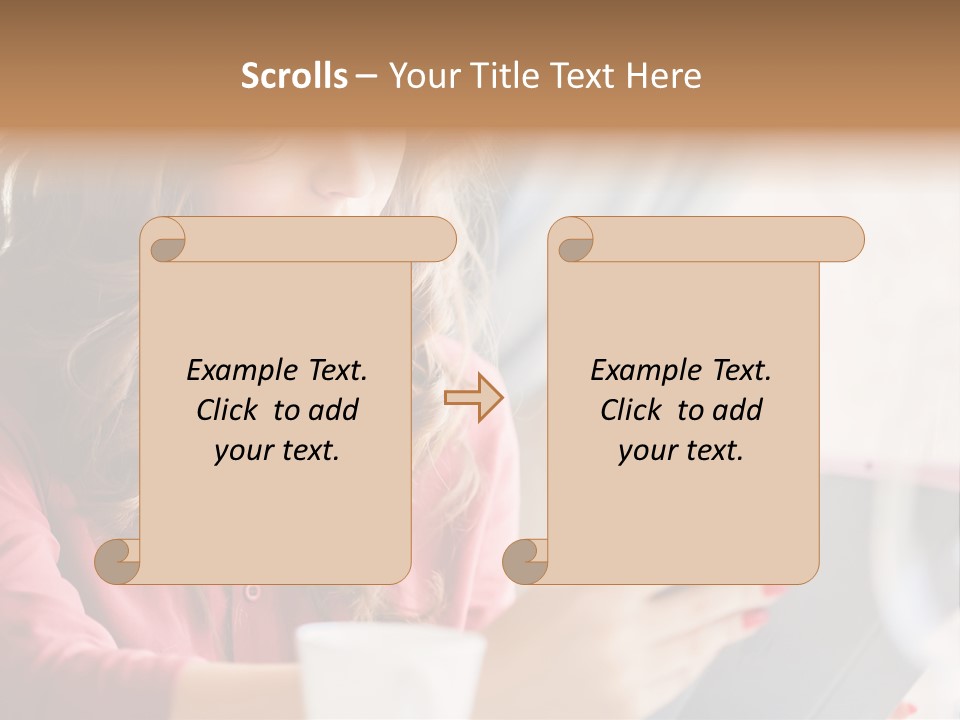 Break Cup Enjoyment PowerPoint Template