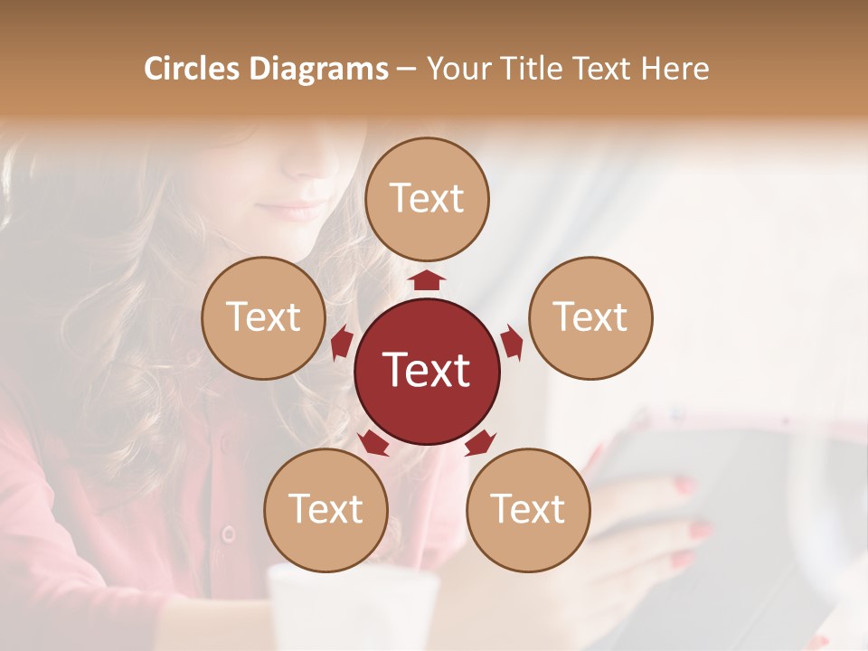 Break Cup Enjoyment PowerPoint Template