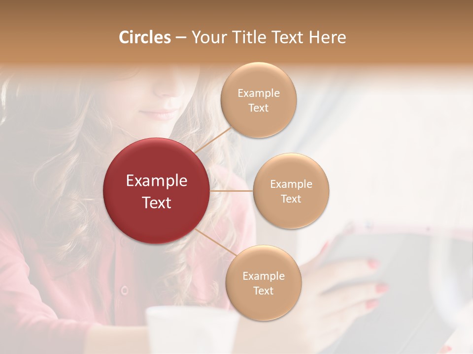 Break Cup Enjoyment PowerPoint Template