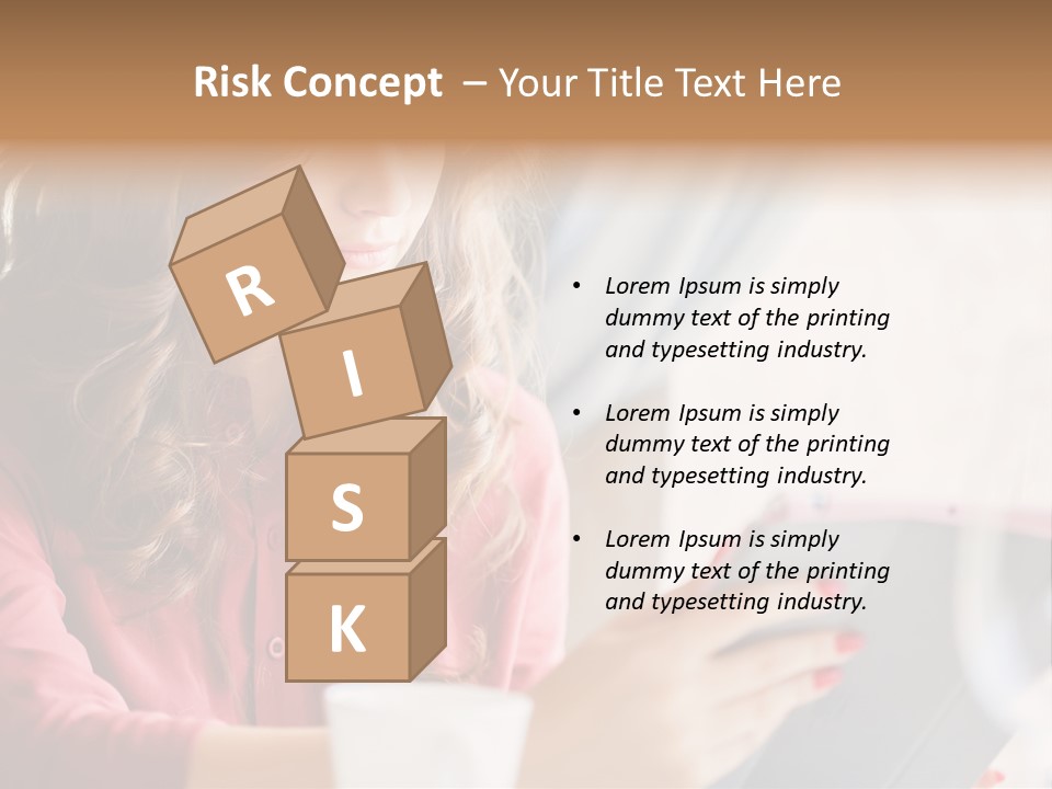 Break Cup Enjoyment PowerPoint Template
