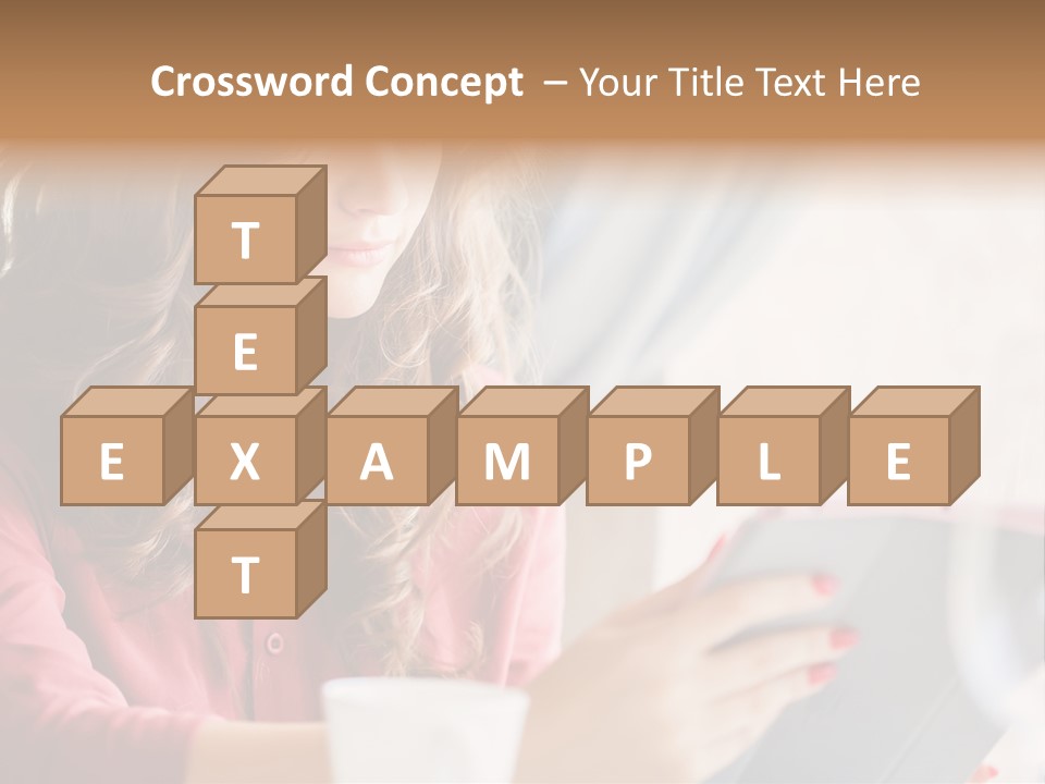 Break Cup Enjoyment PowerPoint Template