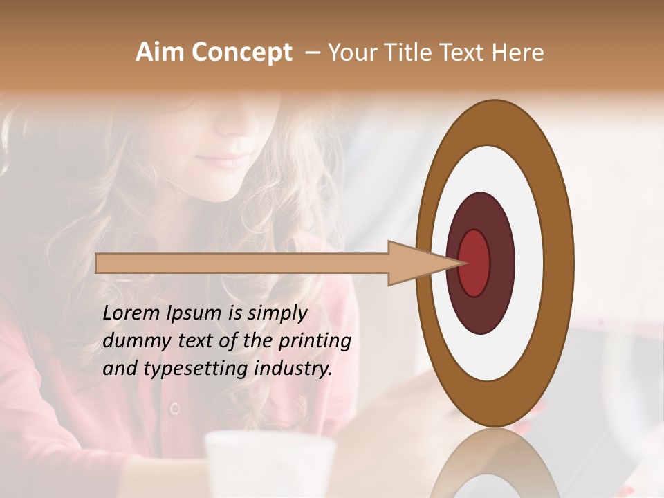 Break Cup Enjoyment PowerPoint Template