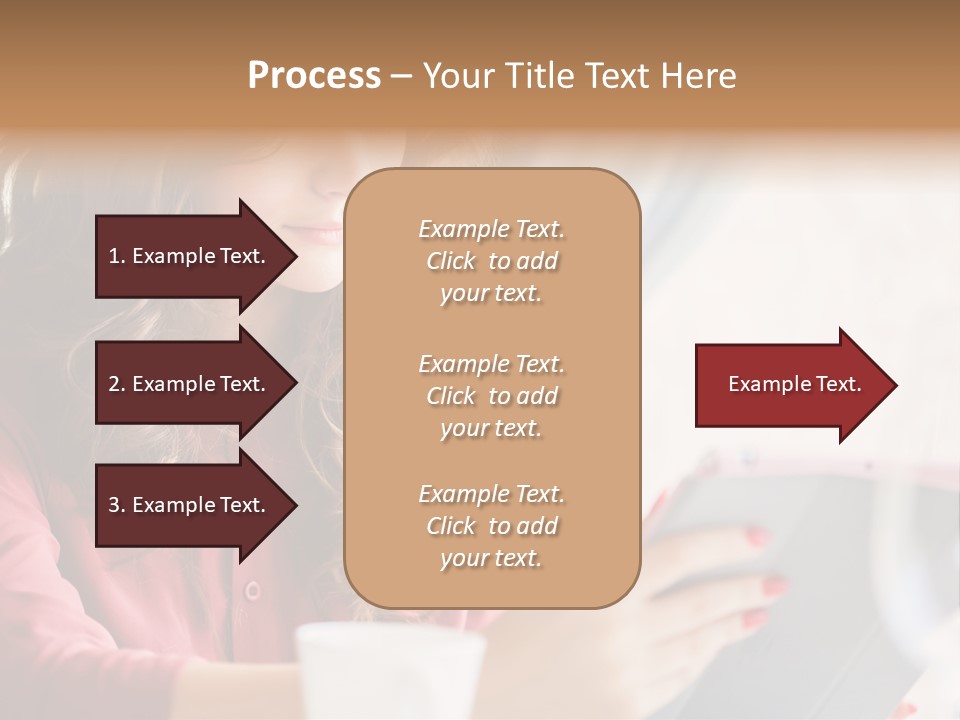 Break Cup Enjoyment PowerPoint Template