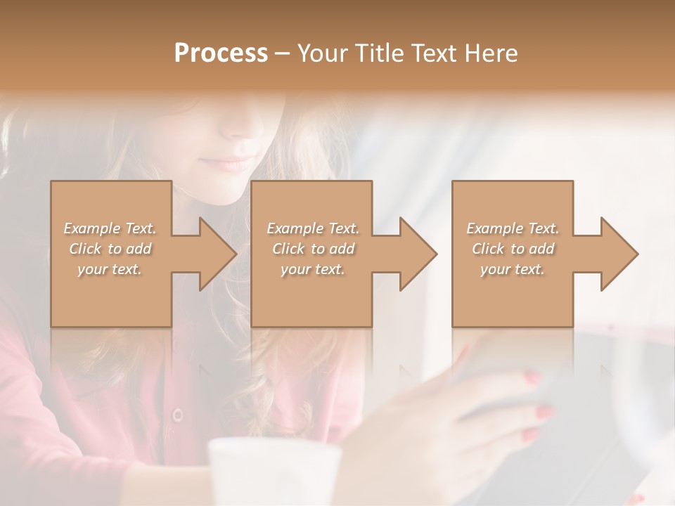 Break Cup Enjoyment PowerPoint Template