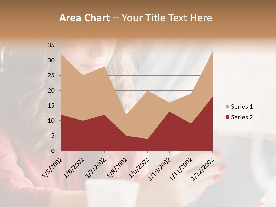 Break Cup Enjoyment PowerPoint Template