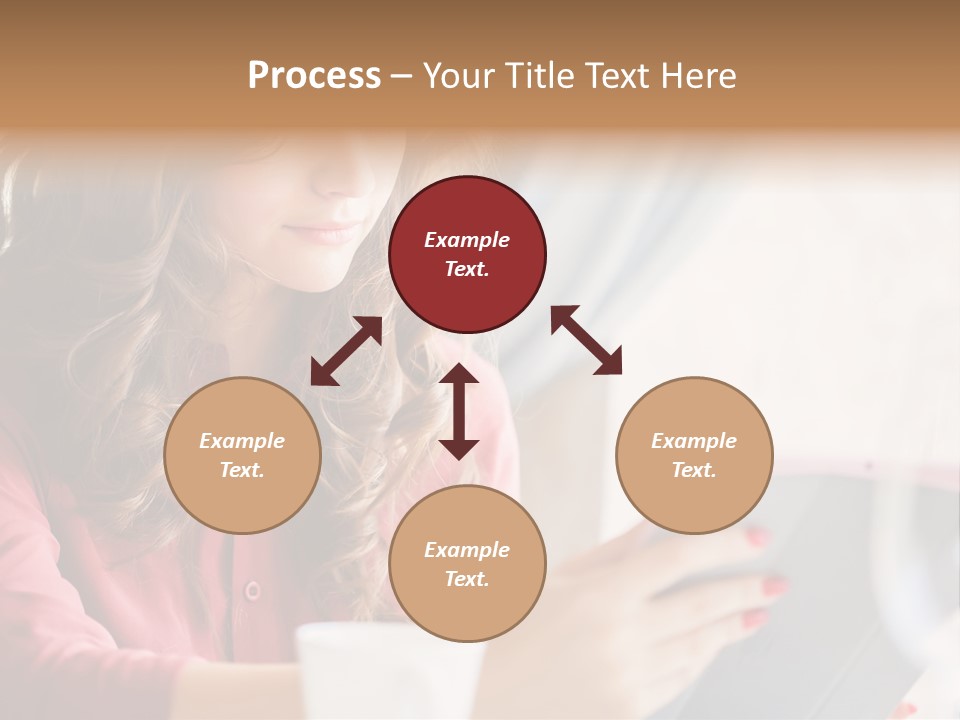 Break Cup Enjoyment PowerPoint Template