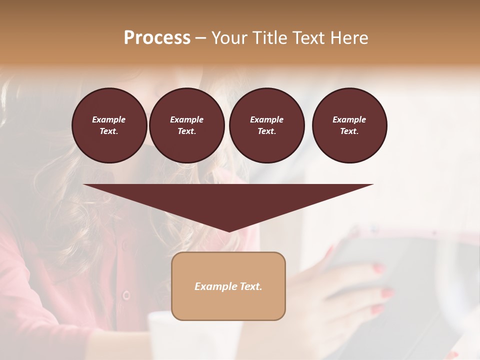 Break Cup Enjoyment PowerPoint Template