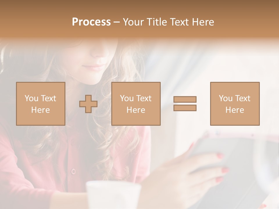 Break Cup Enjoyment PowerPoint Template