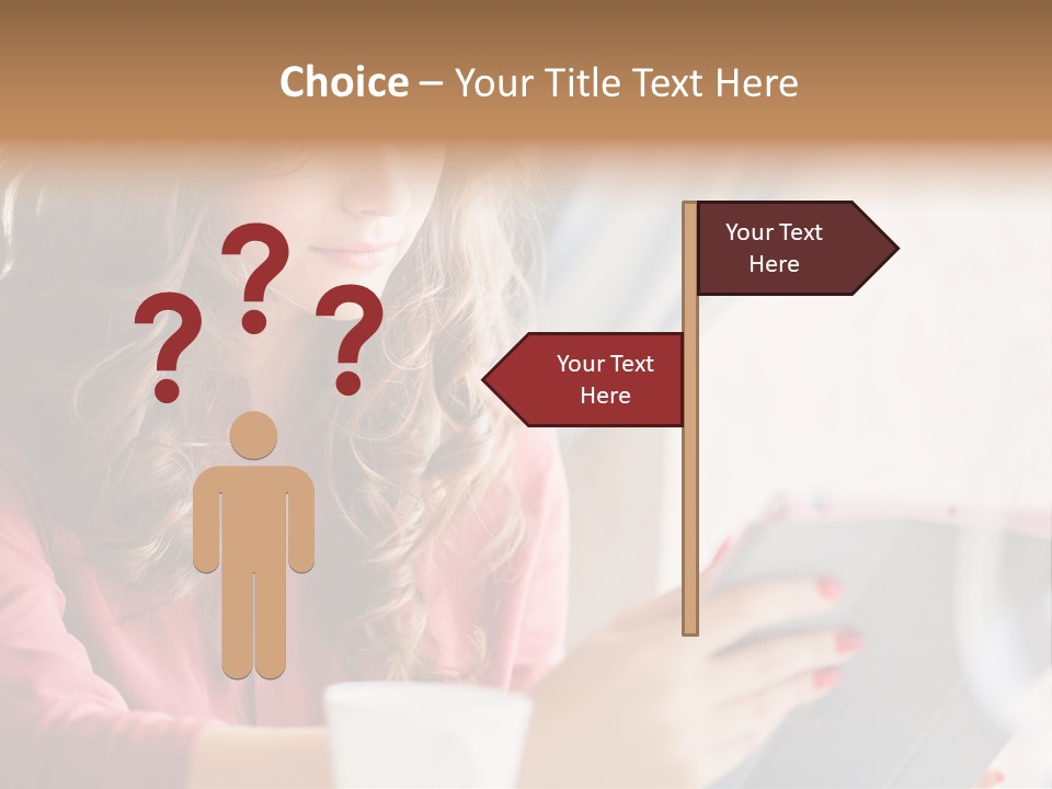 Break Cup Enjoyment PowerPoint Template