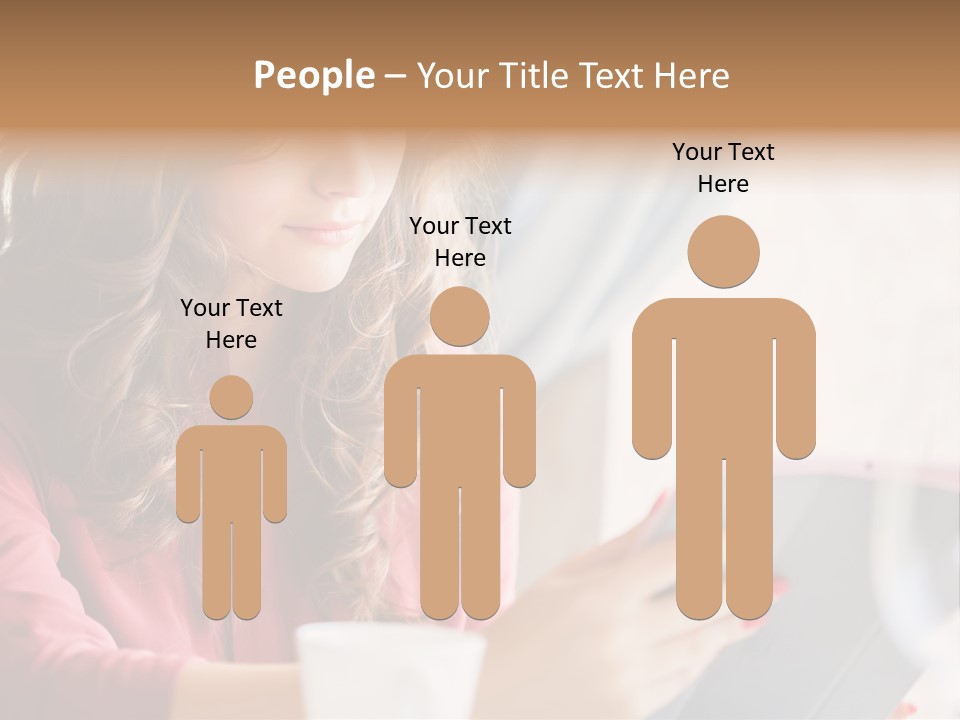 Break Cup Enjoyment PowerPoint Template