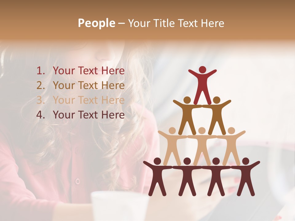 Break Cup Enjoyment PowerPoint Template