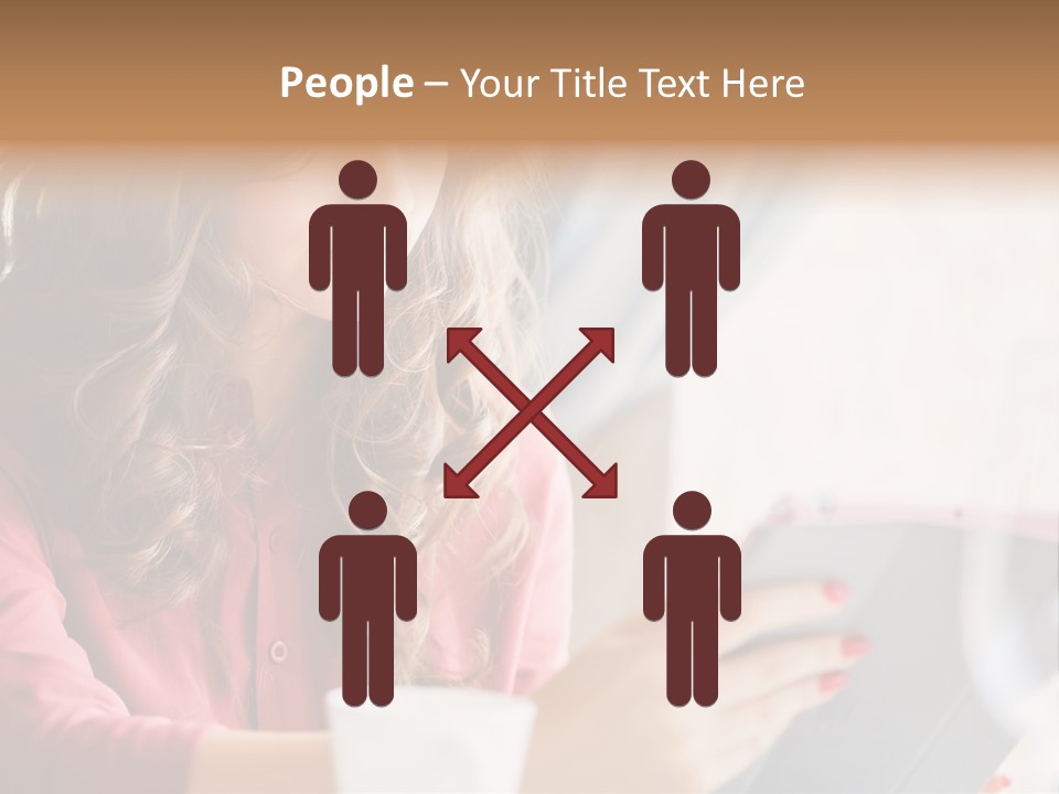 Break Cup Enjoyment PowerPoint Template