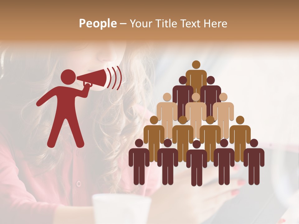 Break Cup Enjoyment PowerPoint Template