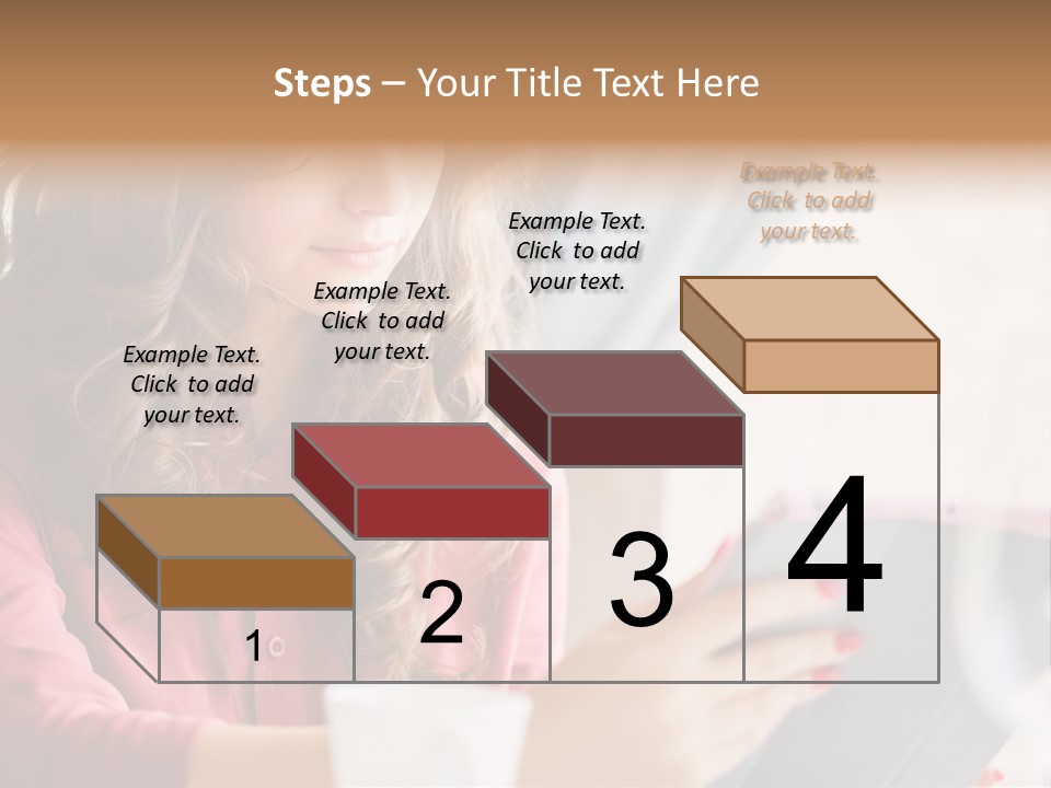 Break Cup Enjoyment PowerPoint Template