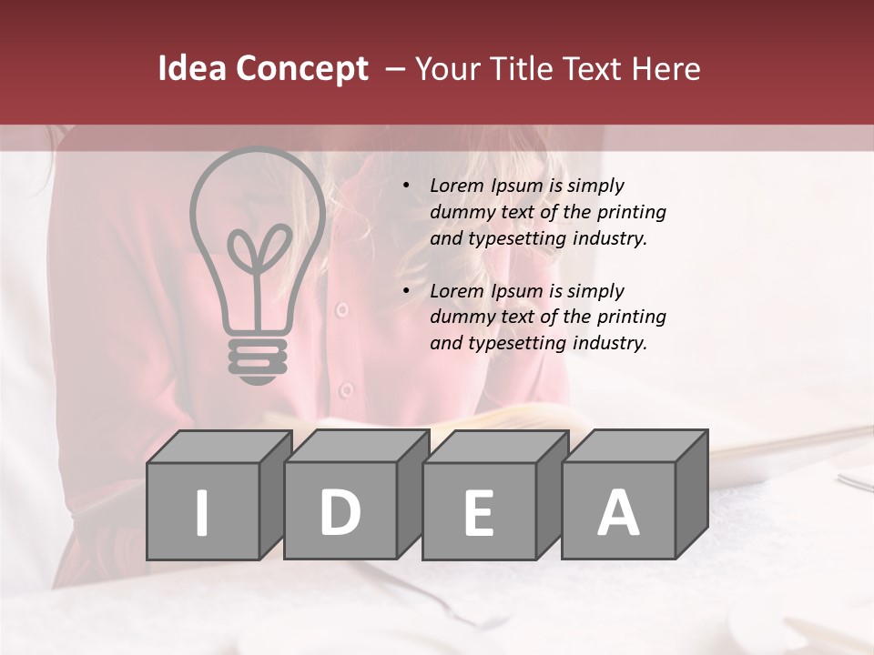 Thinking One Beautiful PowerPoint Template