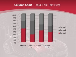 Black Blueprint Road PowerPoint Template