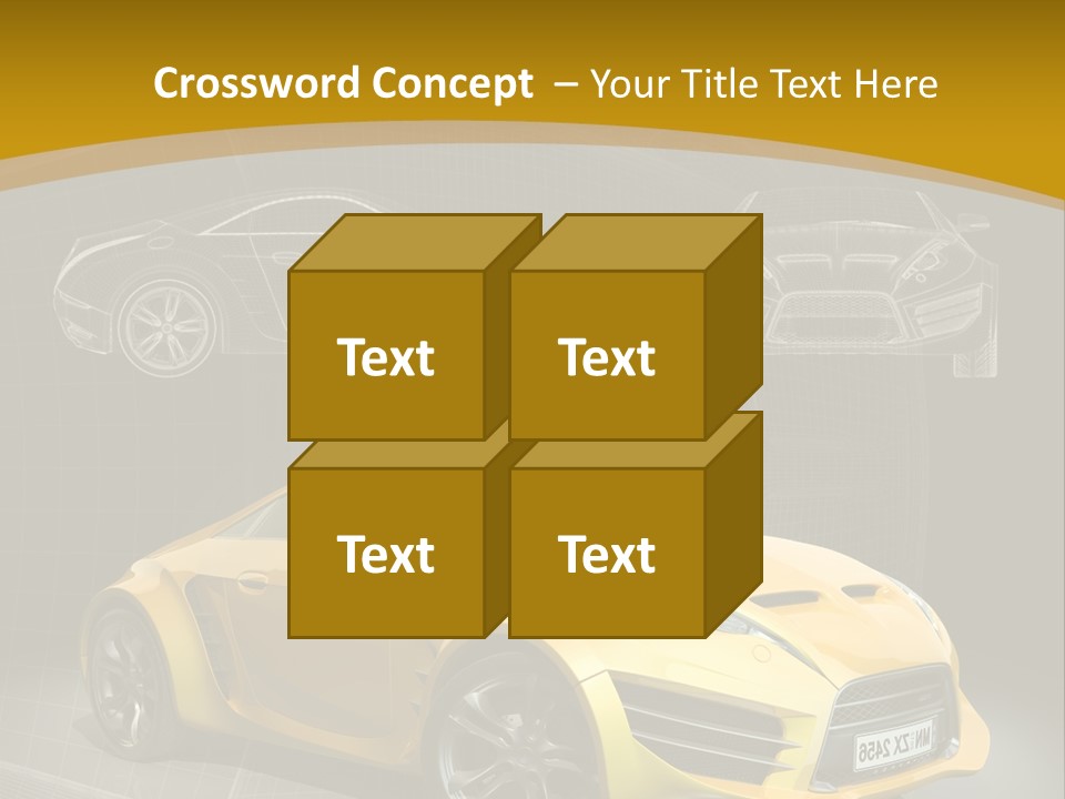 Wheel Black Illustration PowerPoint Template