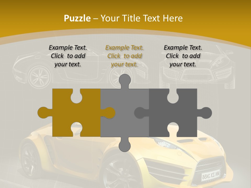 Wheel Black Illustration PowerPoint Template