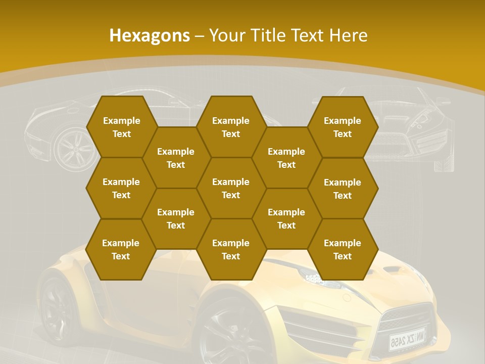 Wheel Black Illustration PowerPoint Template