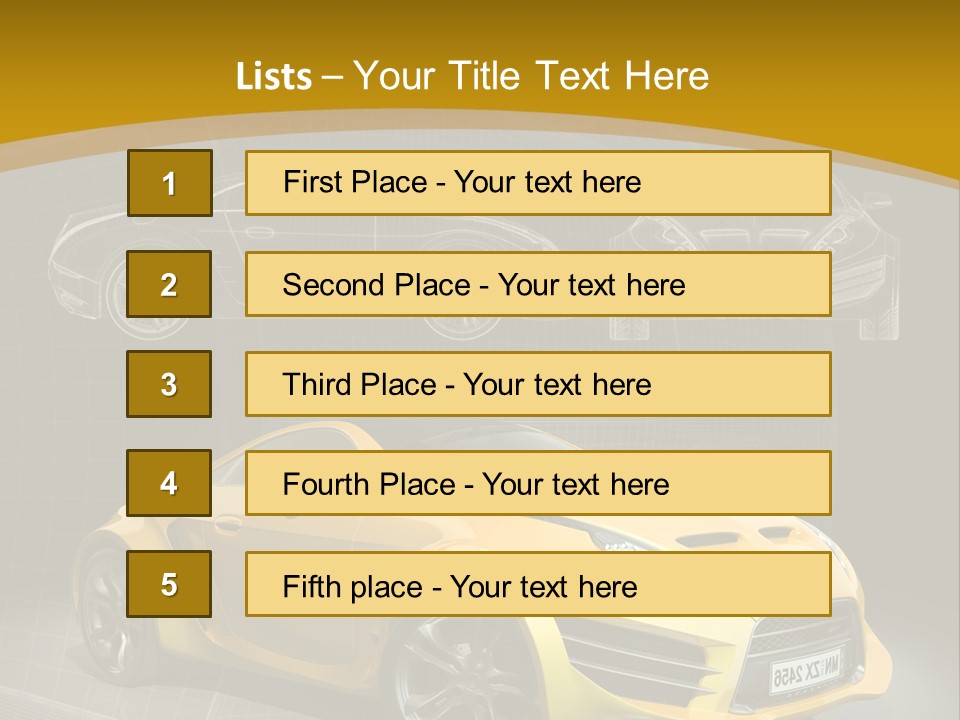 Wheel Black Illustration PowerPoint Template