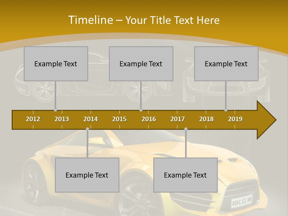 Wheel Black Illustration PowerPoint Template